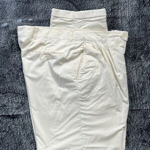 Walt Hagen white cuffed dress pants dry clean only 36x32